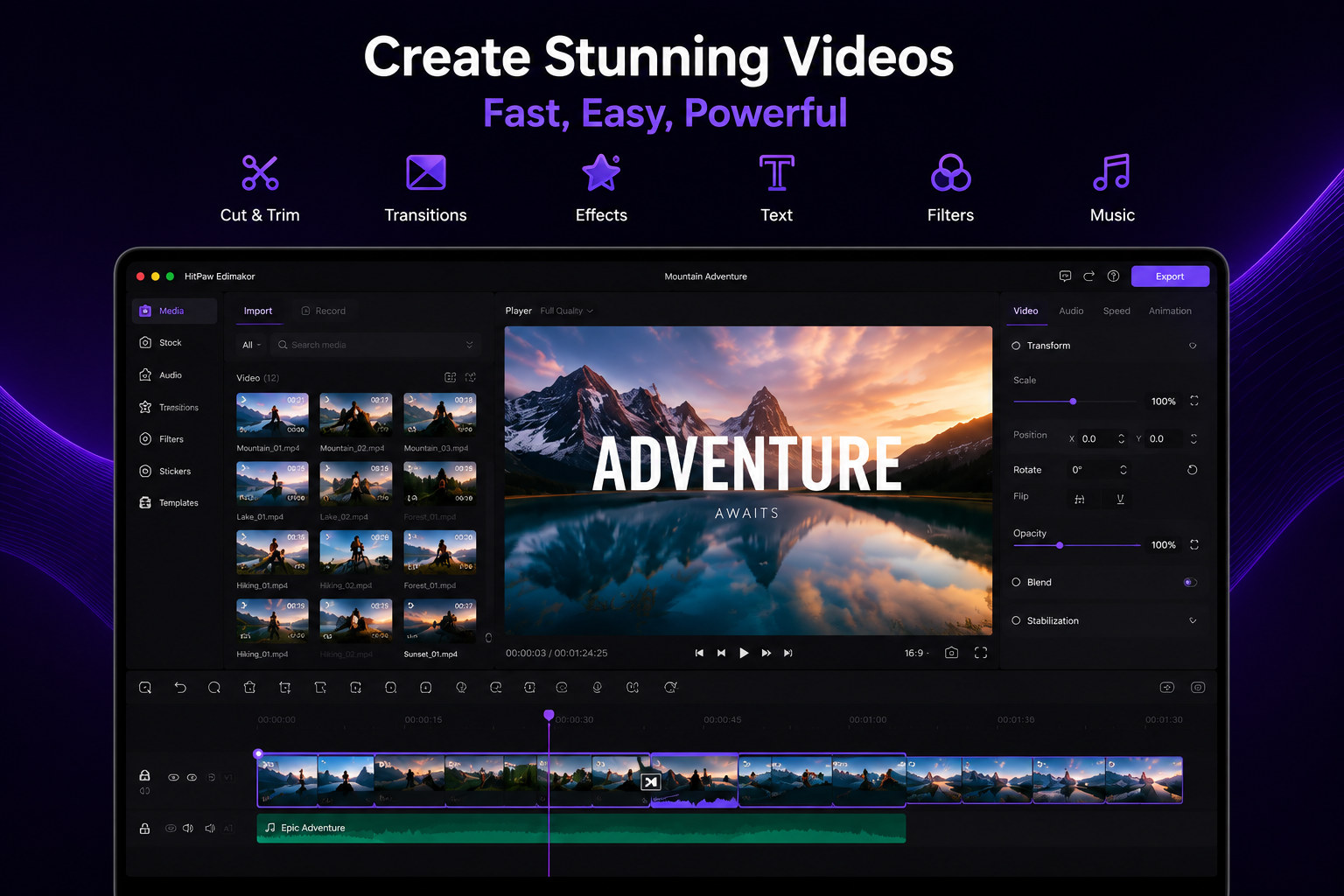 HitPaw Edimakor (Video Editor) screenshot 2